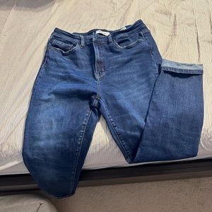 Boutique skinny jeans. Dark wash